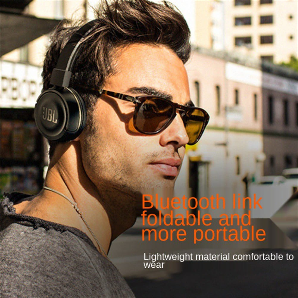 JBL T450BT Wireless Bluetooth-compatible Headphones Flat Foldable In-ear Bass Headset With Mic Noise Cancelling White - Image 6
