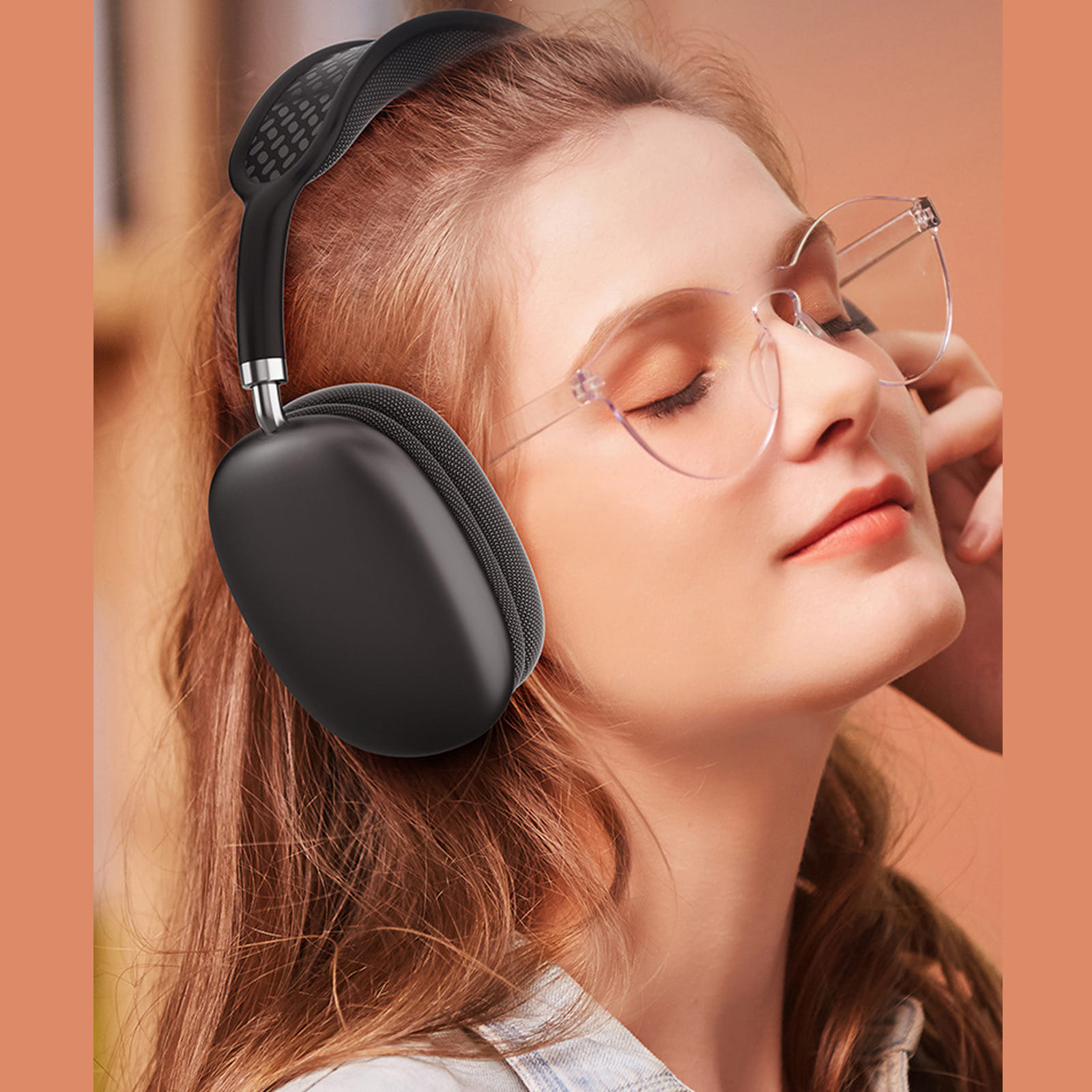 Wireless Bluetooth 5.3 Headset In-ear Physical Noise Canceling Stereo Gaming Headphones Stn-01 Green - Image 6