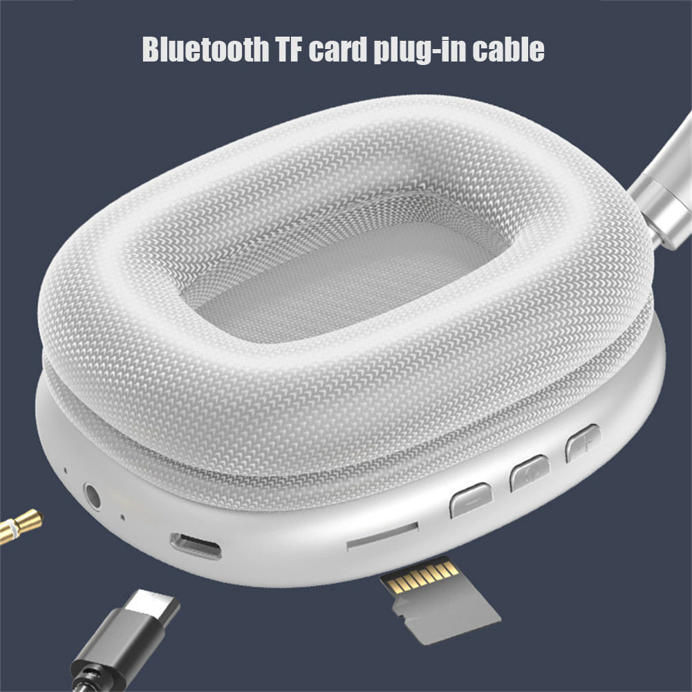 P9 Tws Wireless Bluetooth 5.3 Headset with Microphone Stereo Hi-fi Noise Canceling Gaming Headphones White - Image 3