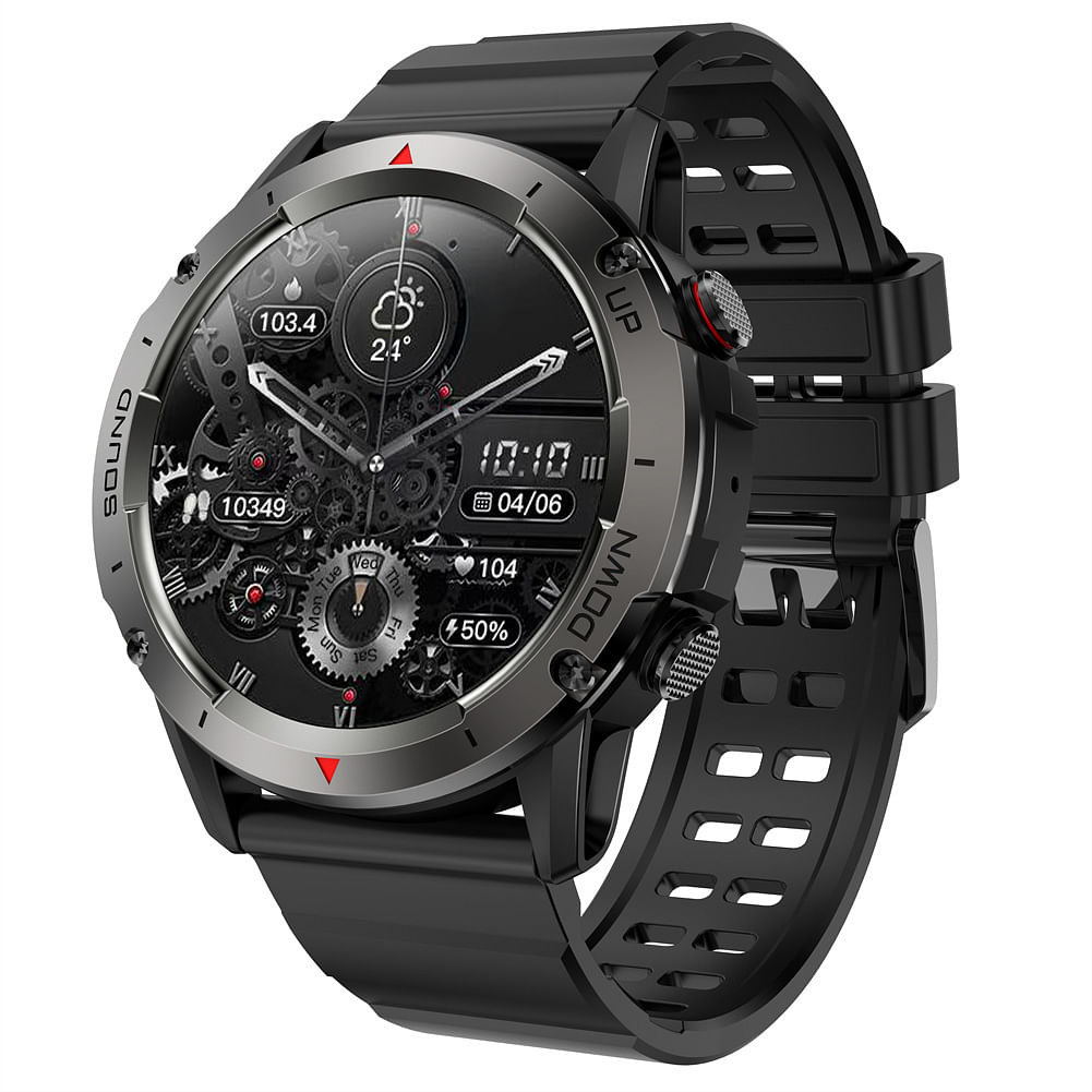 Nx9 Smart Watch 1.39-inch Round Screen Bluetooth Call Magnetic Charging Sports Smart Watch Black