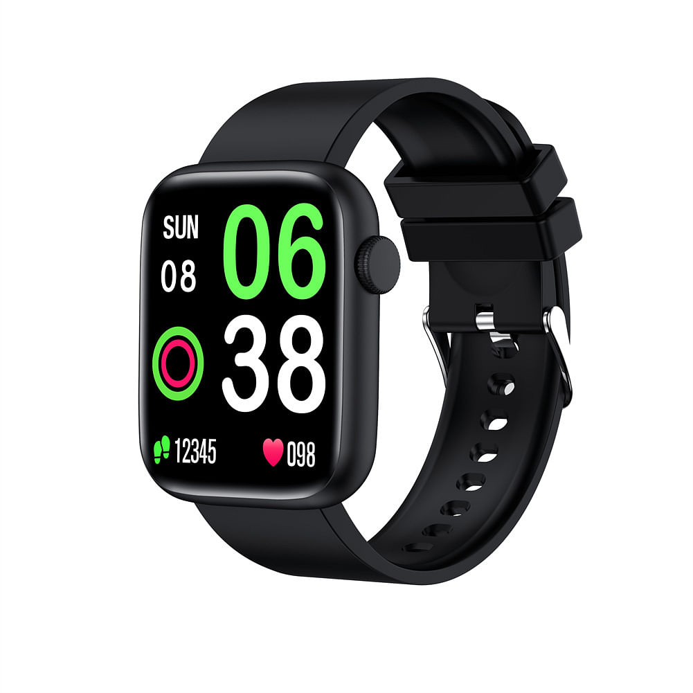 T13 Smart Watch P45 Bluetooth-compatible Call Encoder Blood Oxygen Monitoring Dafit Sports Smartwatch Black