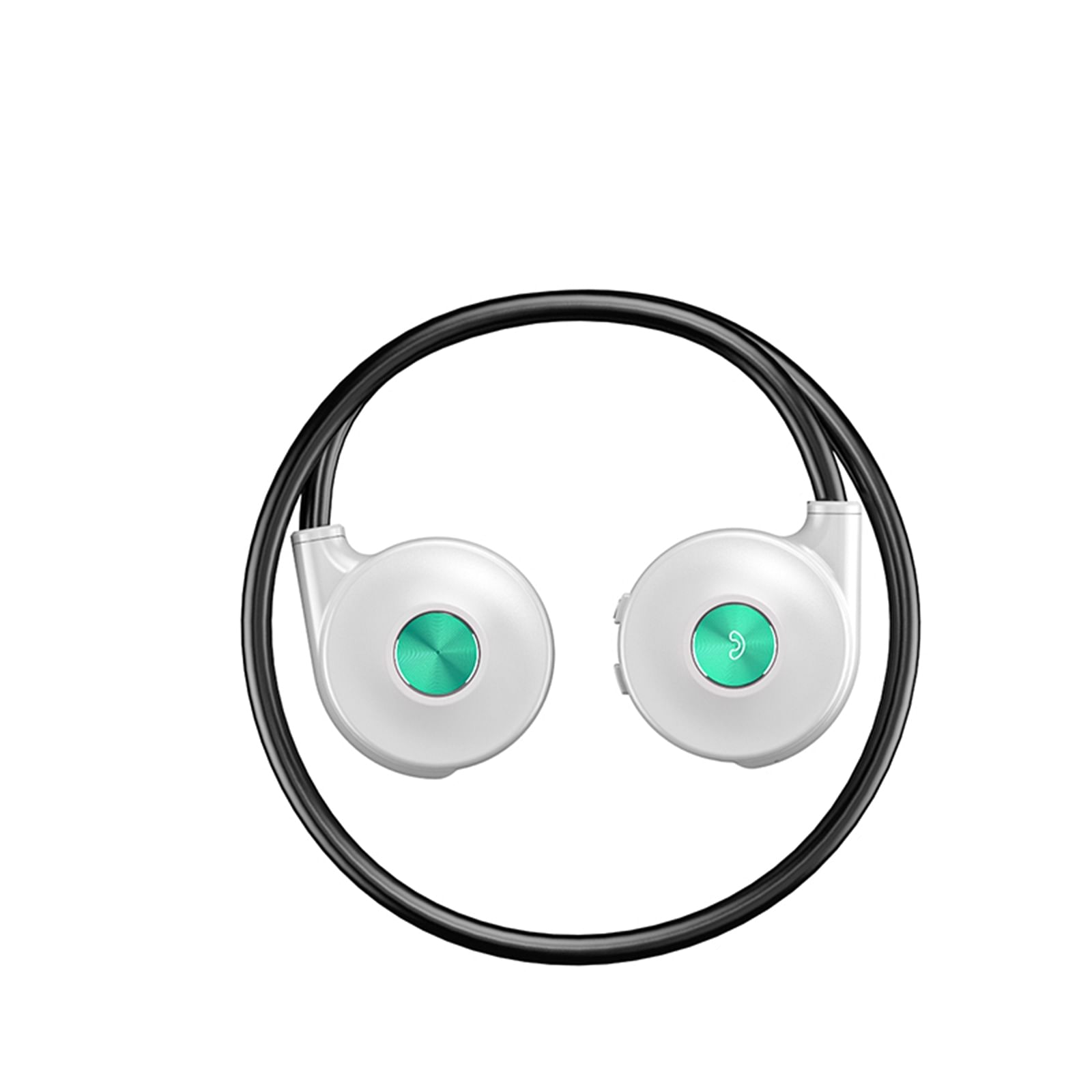 M1s Wireless Bluetooth Earphone Bone Conduction Stereo Noise-canceling Dual Microphones Headset Green