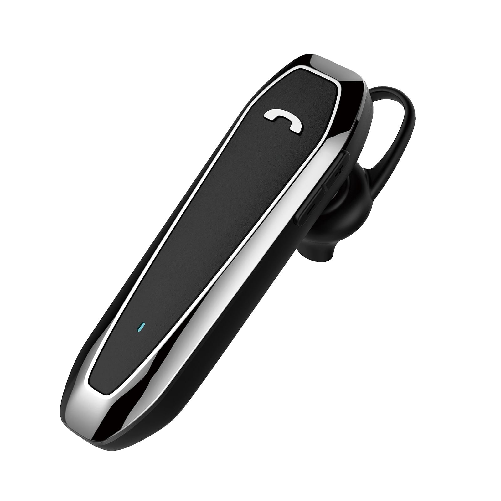 Hi6 Wireless Headset Bluetooth V5.2 Hands-free Single Ear Headphones 36h Business Driving Music Earphones black