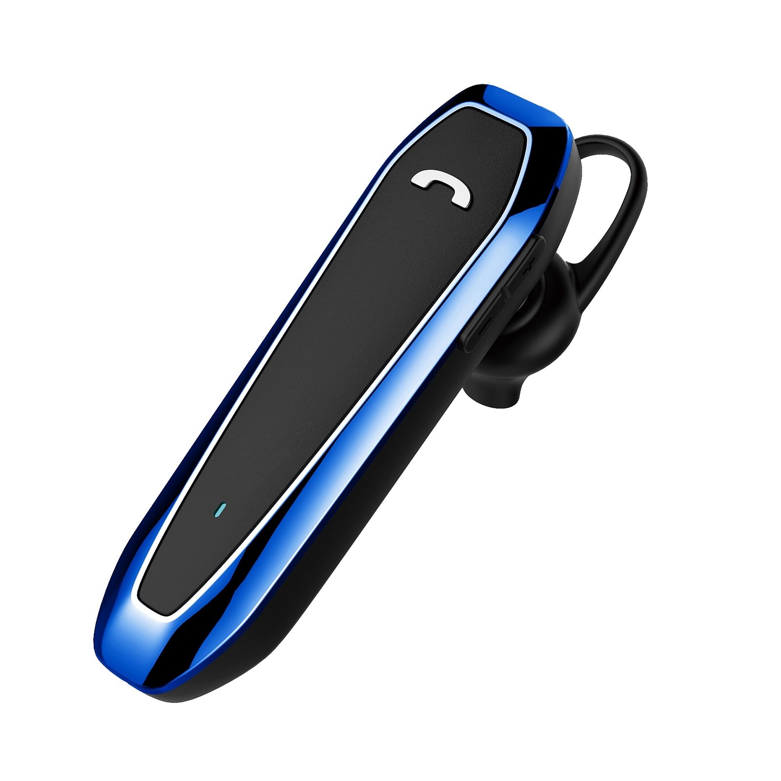 Hi6 Wireless Headset Bluetooth V5.2 Hands-free Single Ear Headphones 36h Business Driving Music Earphones blue