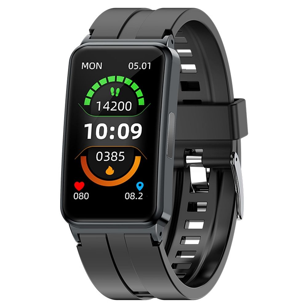 Ep01 Smart Watch G Sensor Blood Pressure Body Temperature Ecg Heart Rate Sleep Monitoring Sports Bracelet Black