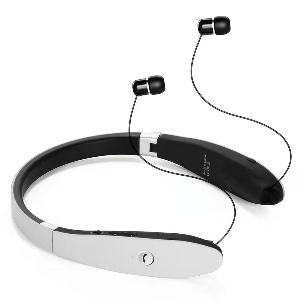 Sx-991 Wireless Headset Bluetooth 5.0 Stereo Noise Canceling Music Earphone Folding Gaming Headphones White