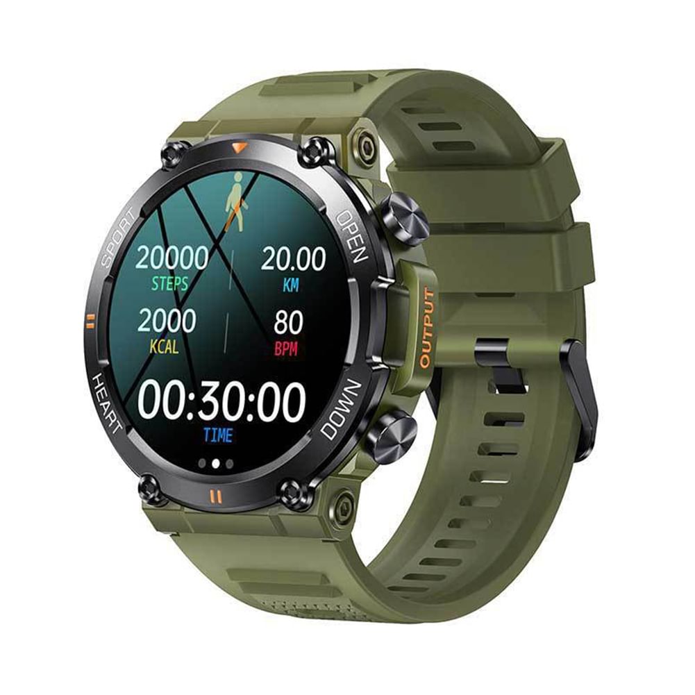 K56pro Smart Watch Bluetooth-compatible Calling Heart Rate Blood Pressure Monitoring Sports Bracelet Green