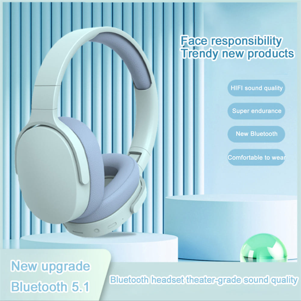 P2961 Bluetooth Headset In-Ear Stereo Hifi Subwoofer Gaming Headphones TF/AUX Music Player With Microphone apricot - Image 7