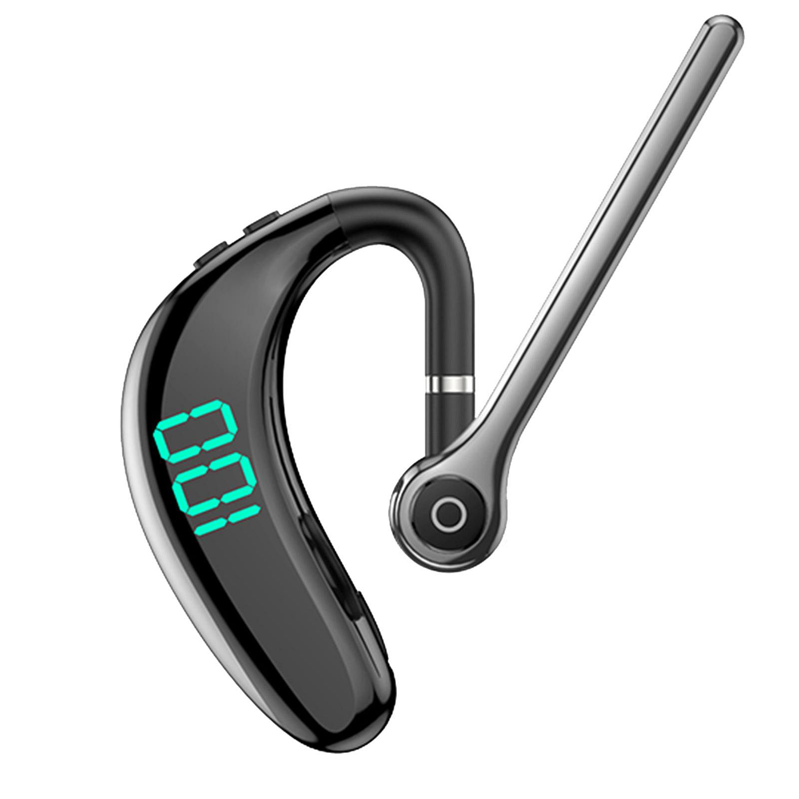 V18 Wireless Bluetooth 5.3 Headphones Dual Mic Noise Reduction Headset Ear Hook Business Earphone black