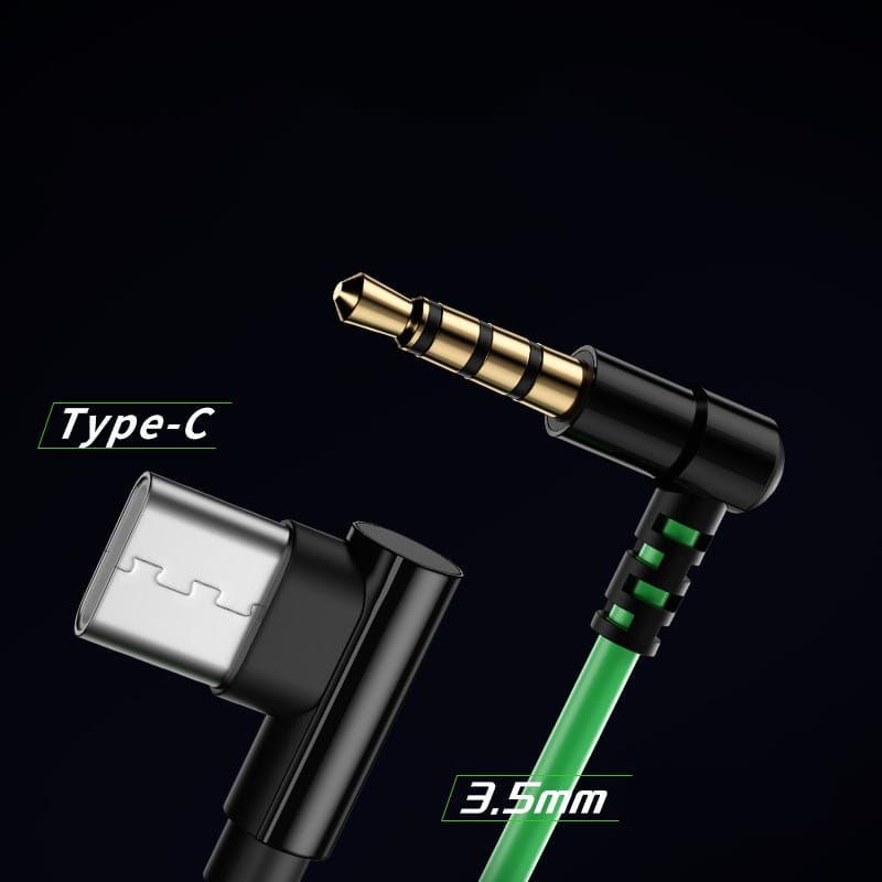 In-ear Gaming Headphones Dual Microphone Stereo Wire-controlled Headset For Computer Laptop Universal red type-C - Image 7