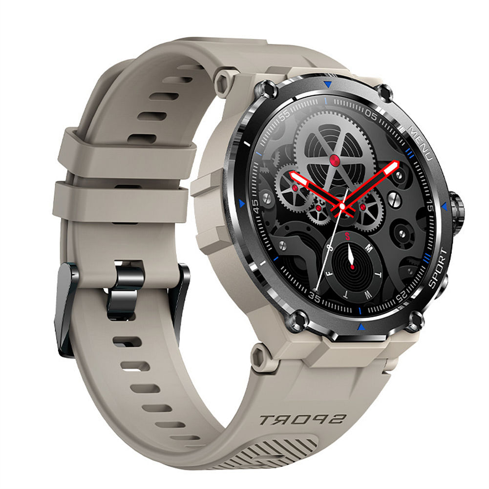 Hm09 Smart Watch 1.32-Inch HD Display Bluetooth Calling Heart Rate Blood Pressure Monitoring Grey