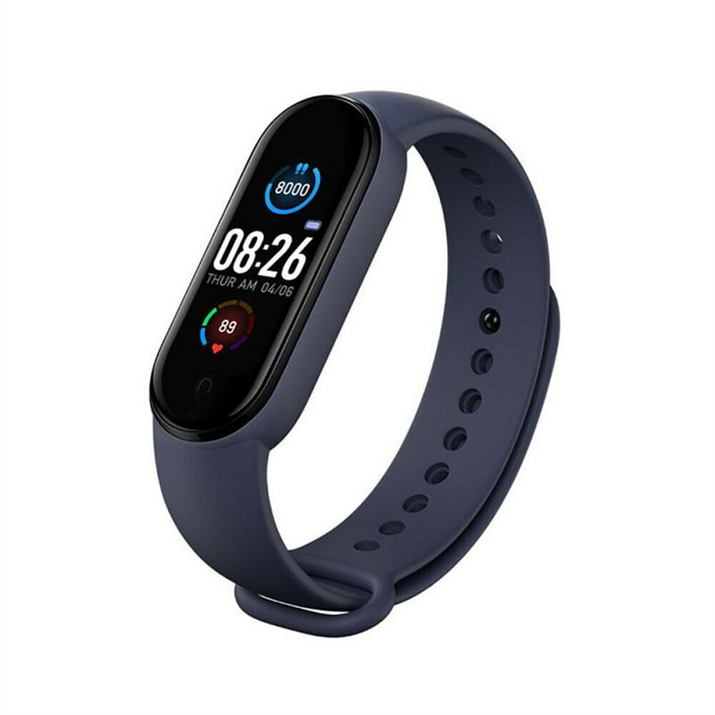 M5 Smart Watch For Men Fitpro Bluetooth Music Heart Rate Monitor Fitness Smartwatch (magnetic Suction) blue