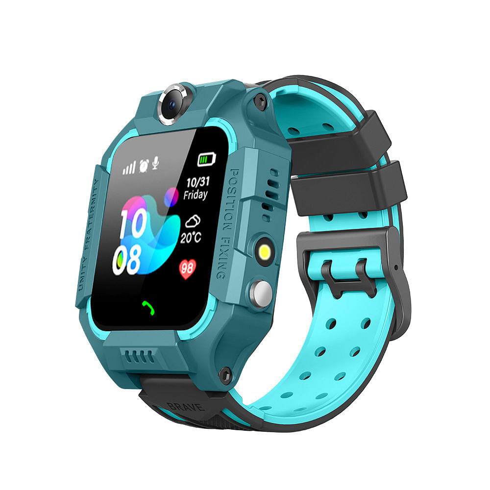 Z6f Kids Smart Watch Sos Phone Watch Ip67 Waterproof Remote Photo Smartwatch For Ios Android green