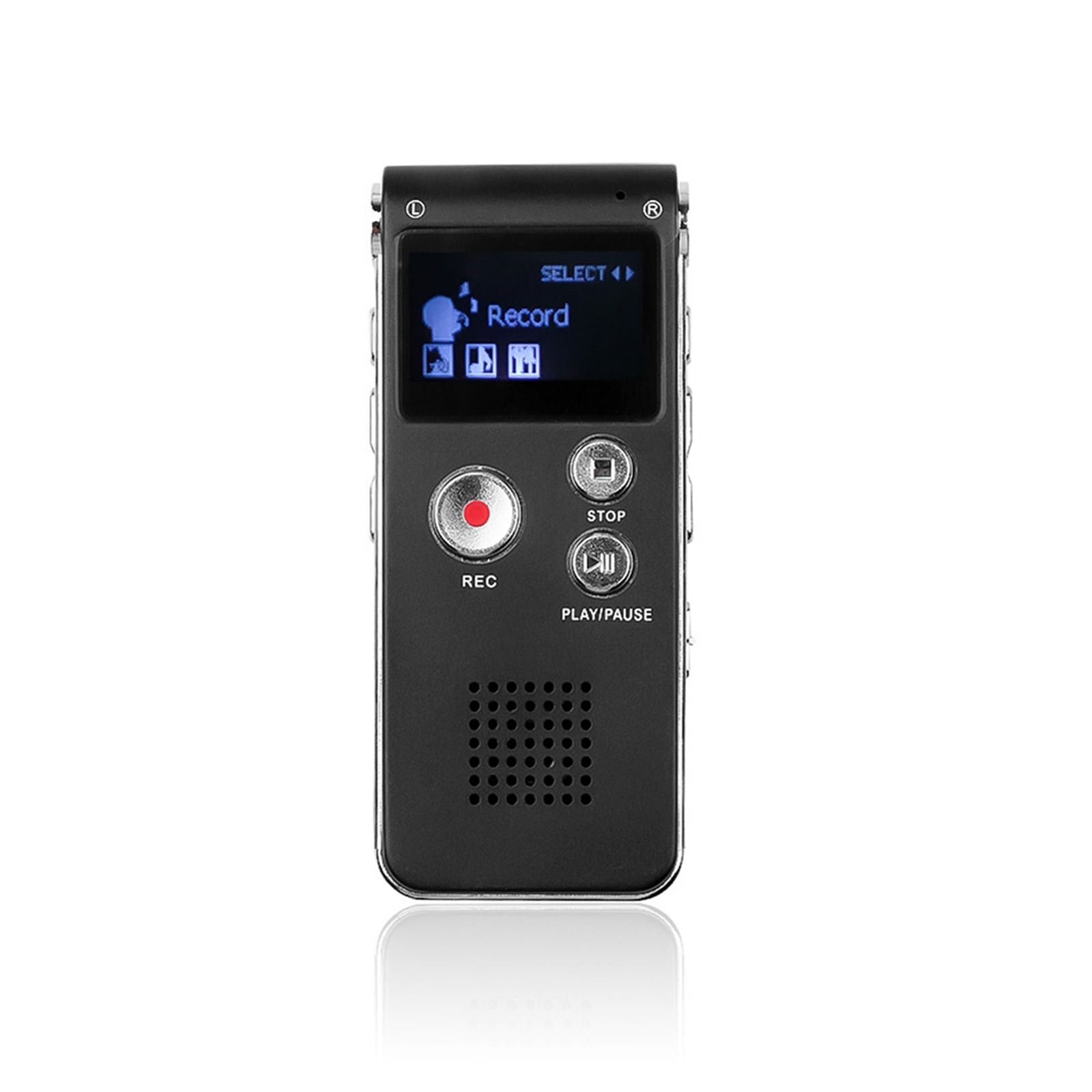 Sk-012 3-in-1 Mini USB Flash Disk Drive Digital Audio Voice Recorder 3D Stereo Mp3 Music Player Black 16GB