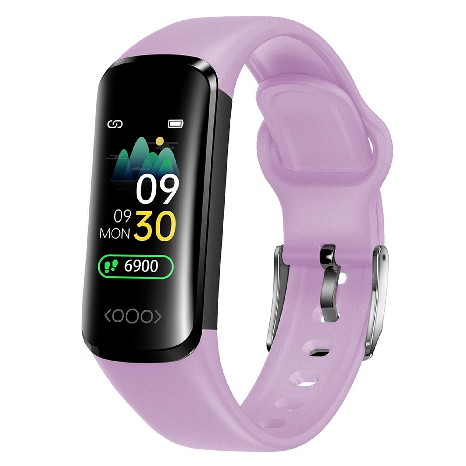 Tk30 Smart Watch 0.96-Inch Ips Screen Non-invasive Blood Sugar Monitoring Sports Fitness Bracelet Pink