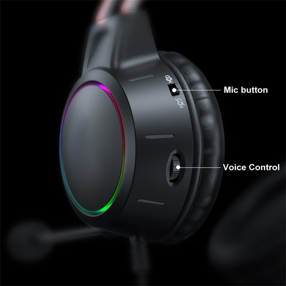 X15 Pro Onikuma Rgb Headphones with HD Flexible Mic 3.5mm Gaming Earphones for Xbox Ps5 Ps4 Switch Black - Image 7