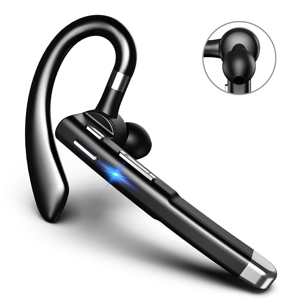 Wireless Headset Business Ear-mounted Bluetooth 5.1 Hands-free Call Noise Reduction Headphones For Driving Office with charging box
