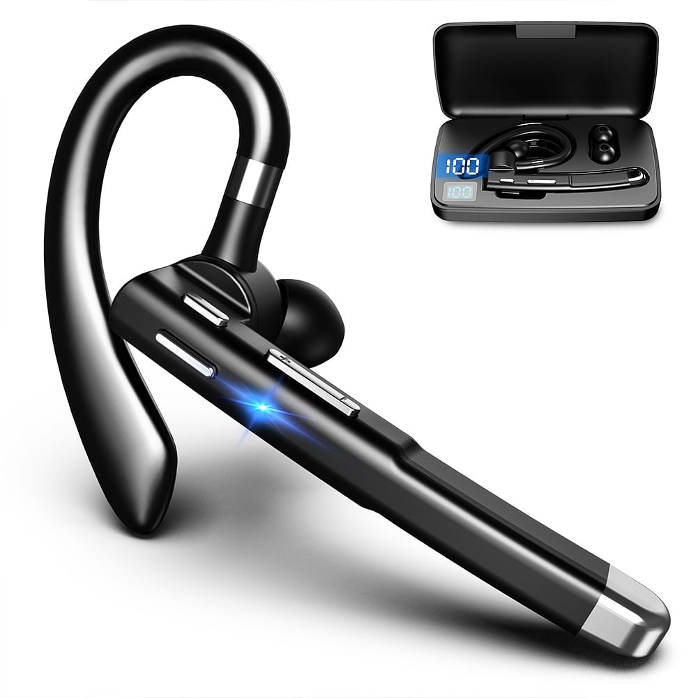 Wireless Headset Business Ear-mounted Bluetooth 5.1 Hands-free Call Noise Reduction Headphones For Driving Office Simple version