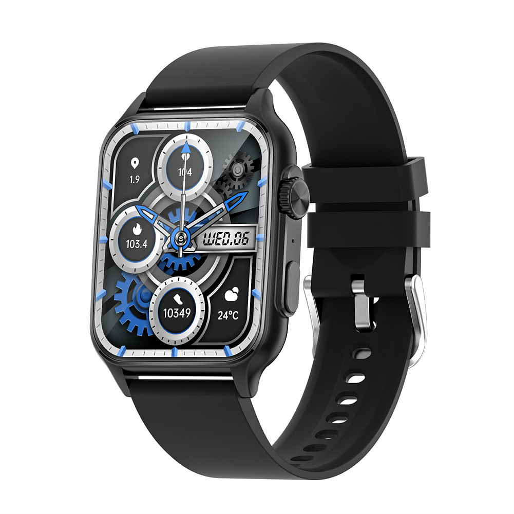 Kt64 Men Smart Watch with Bluetooth Call Ip68 Waterproof Fitness Smartwatch for iPhone/Android Phone Black