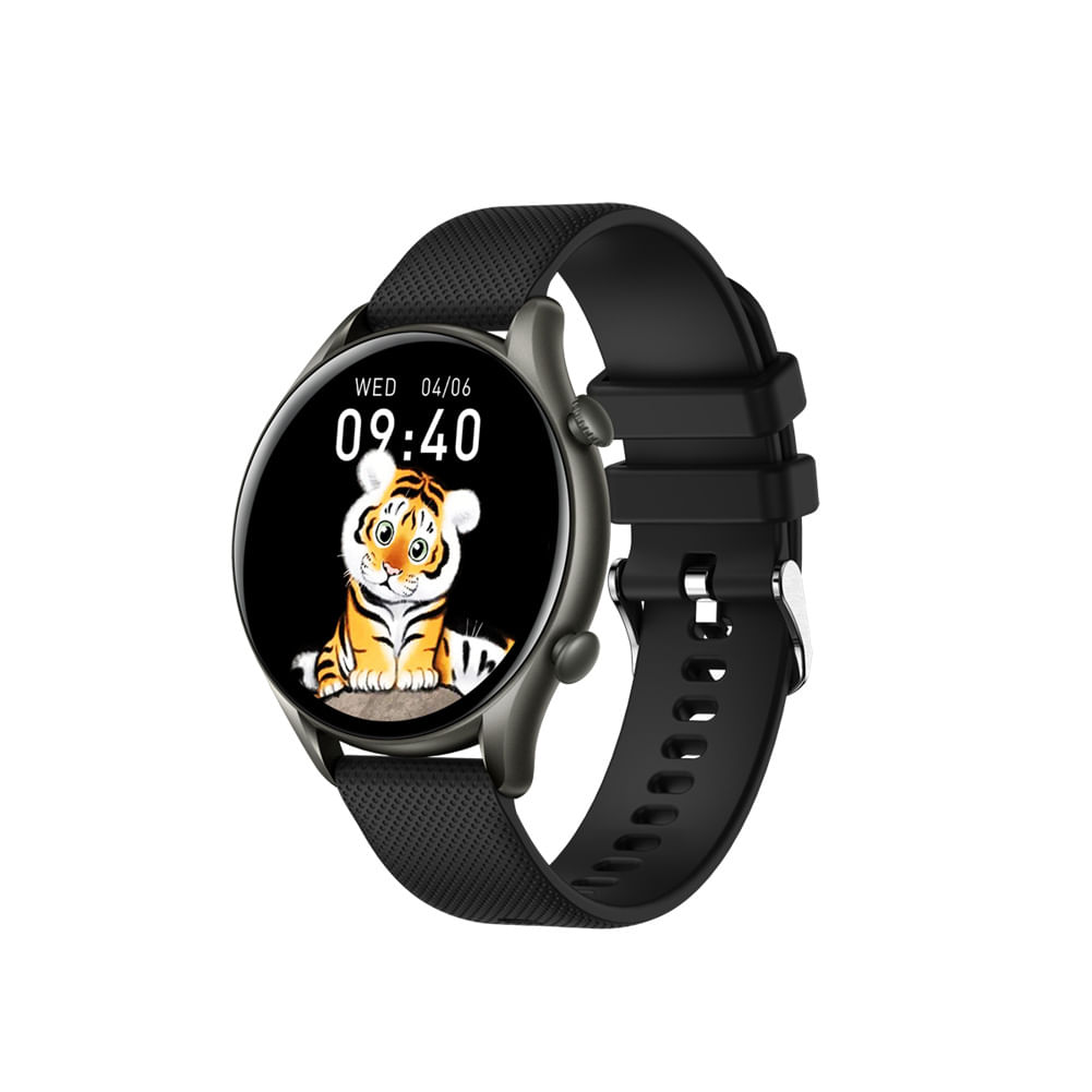 Kt60 Smart Watches for Android iOS Bluetooth IP67 Waterproof Blood Pressure Monitor Smartwatch Black