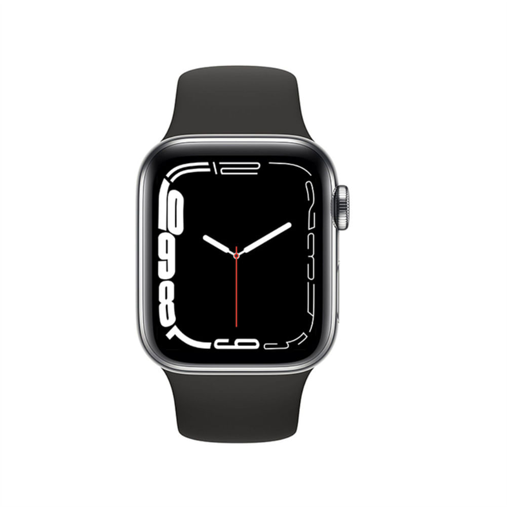 1.8-inch I7Pro Max IWO13 PRO Smart Watch Bluetooth Call Heart Rate Blood Oxygen Monitor IP67 Waterproof Black
