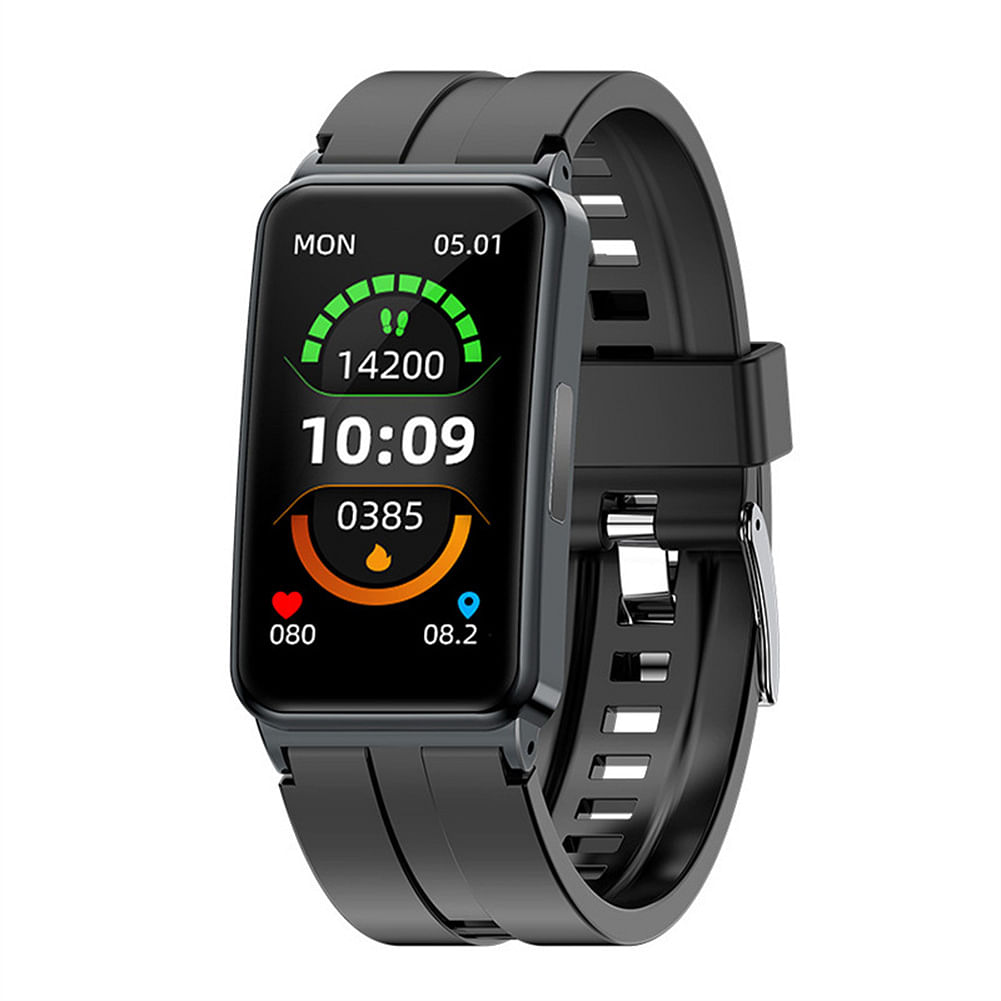 Ep01 Smart Watch Fitness Tracker Smart Watches 1.47 inch Color Screen Smartwatch Heart Rate Blood Oxygen Monitor Black
