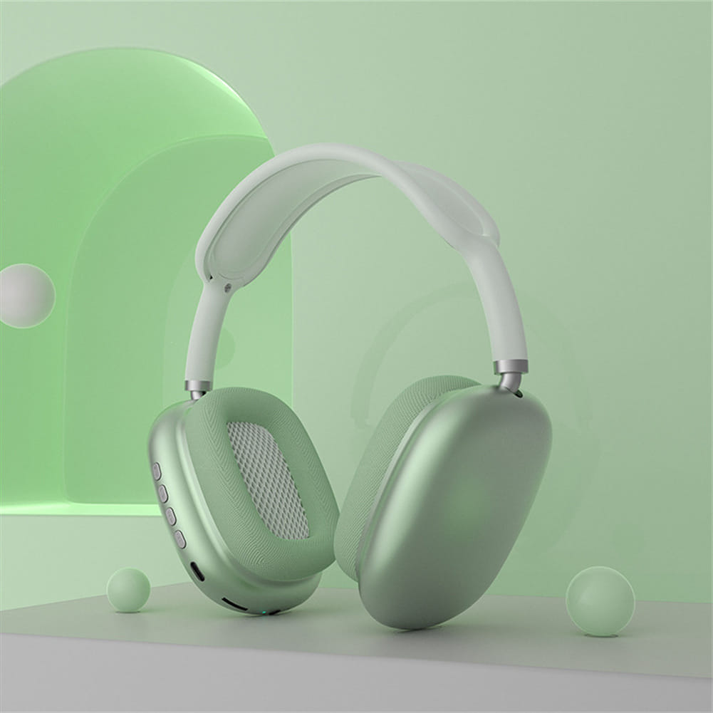 P9 Wireless Headset On-Ear Stereo Earphones Noise Cancelling Ear Buds With Mic For Cell Phone Computer Laptop Sports red - Image 3