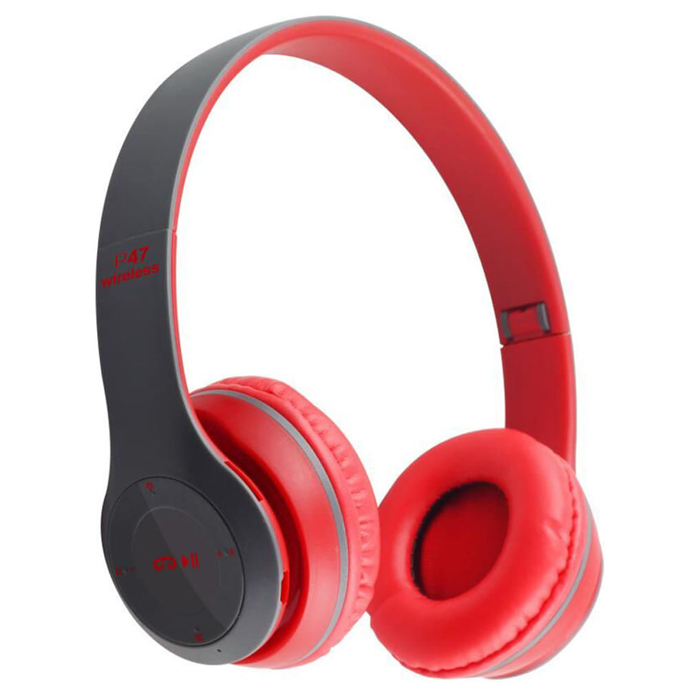 P47 Wireless Headsets On-Ear Stereo Earphones Longer Playtime USB Charging For Smart Phone Computer Laptop White - Image 7