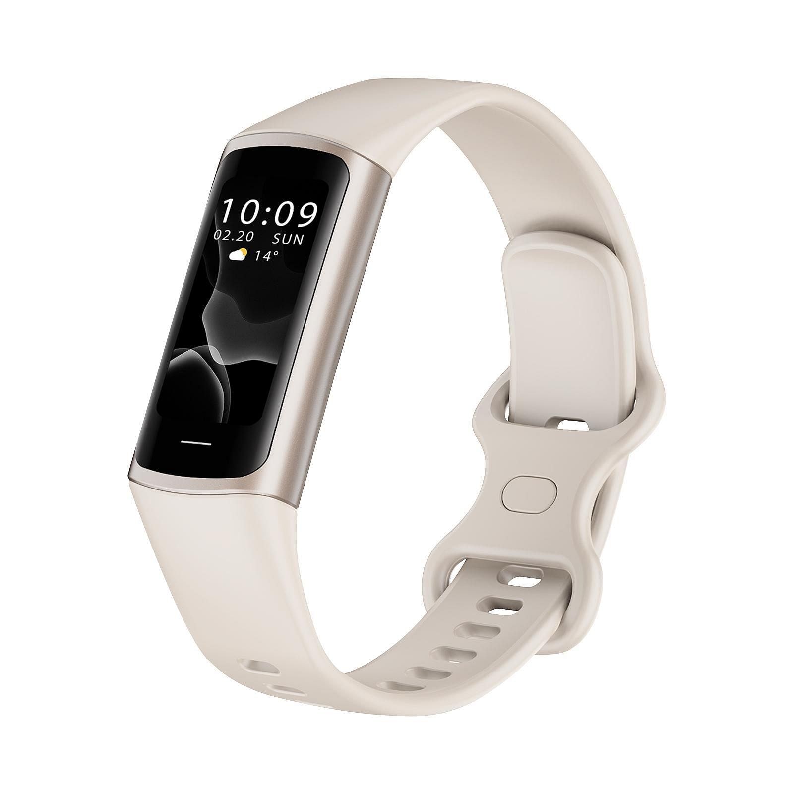 C68 Smart Watch Heart Rate Blood Oxygen Sleep Fitness Tracker Waterproof Watches for Android Phone iPhone White