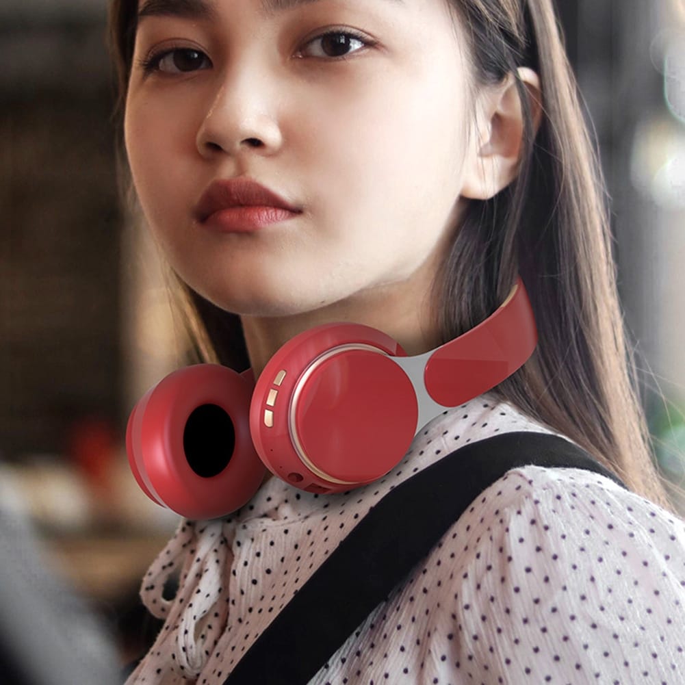 FG-07S Noise Canceling Headphones Wireless Headphones Over Ear Headset With Microphone Deep Bass Comfortable Earpads White - Image 2