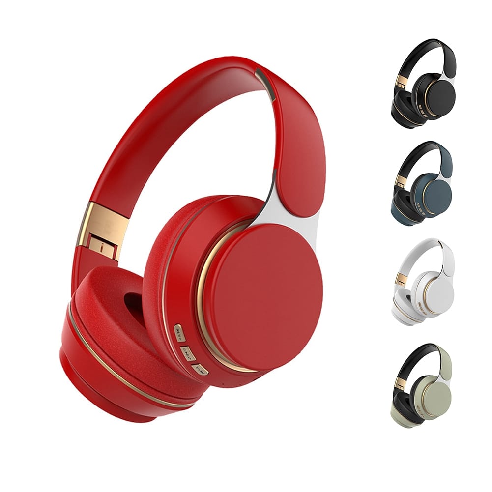 FG-07S Noise Canceling Headphones Wireless Headphones Over Ear Headset With Microphone Deep Bass Comfortable Earpads White - Image 3