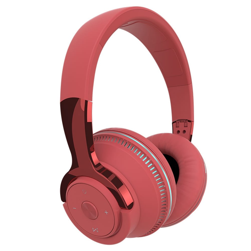 H2 Wireless Over Ear Headphones Low Latency Soft Ear Cups Brilliant Glow 24H Playtime Stereo Sound Headset For Smart Phone Computer Laptop black - Image 3