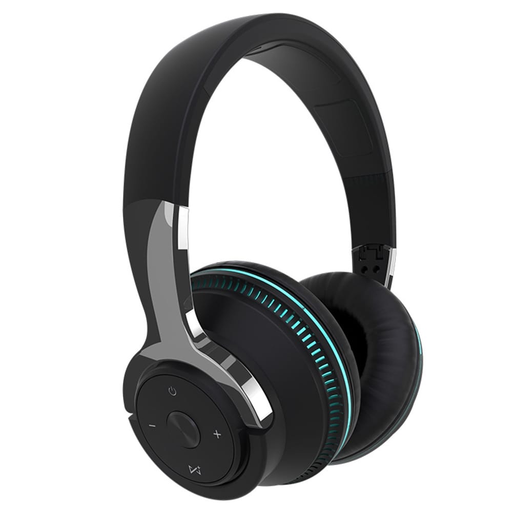 H2 Wireless Over Ear Headphones Low Latency Soft Ear Cups Brilliant Glow 24H Playtime Stereo Sound Headset For Smart Phone Computer Laptop blue - Image 7
