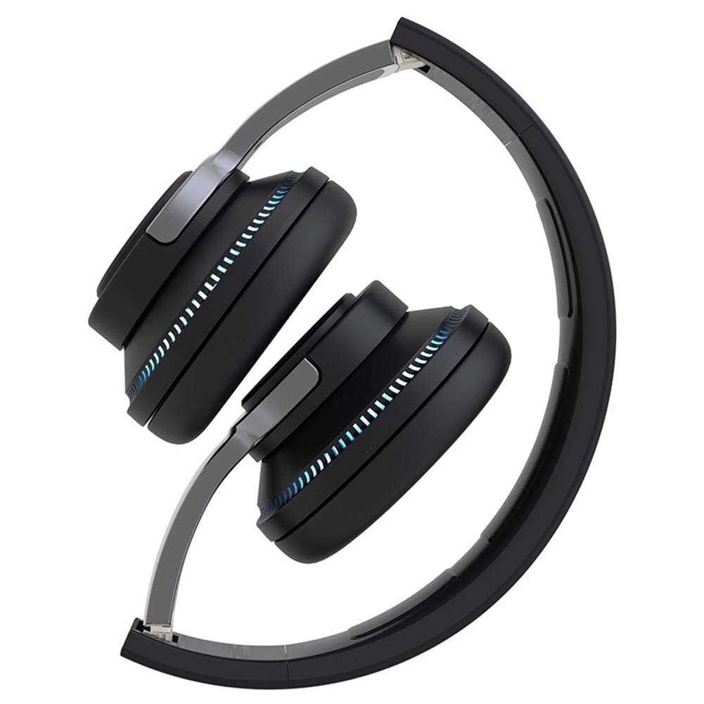 H2 Wireless Over Ear Headphones Low Latency Soft Ear Cups Brilliant Glow 24H Playtime Stereo Sound Headset For Smart Phone Computer Laptop red - Image 7