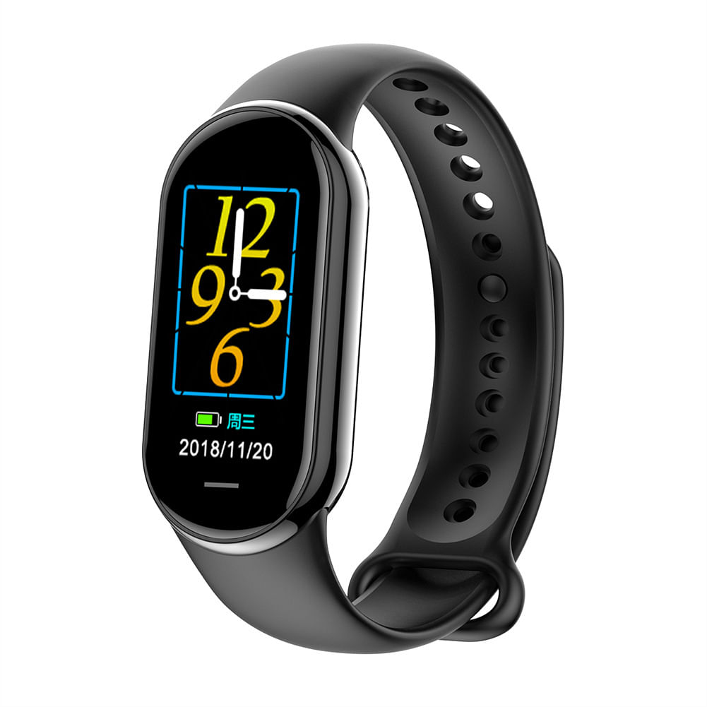M8 Smart Watch Non-invasive Blood Sugar Test Sports Watch Waterproof Fitness Watch With Blood Pressure Heart Rate Tracking black