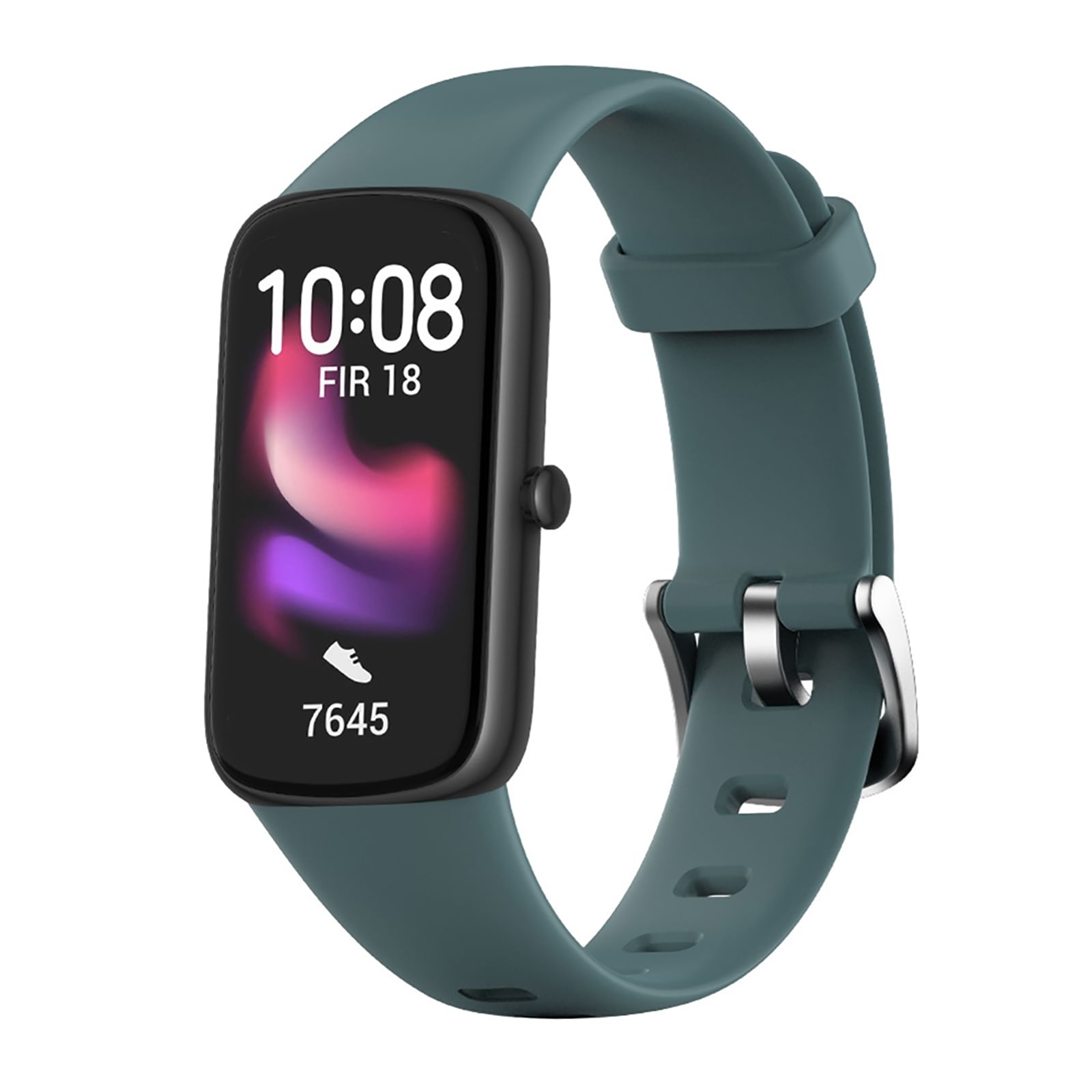 Smart Watch 1.47 inch Ultra-Thin Screen USB Magnetic Charging Heart Rate Monitoring IP67 Waterproof Activity Fitness Watch green