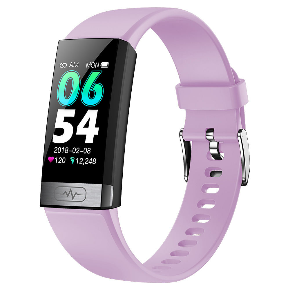 TK31 Smart Watch 1.14 inch Full Touch Screen Fitness Tracker Smartwatch Heart Rate Blood Glucose Blood Oxygen Sleep Monitor IP68 Waterproof Watch pink
