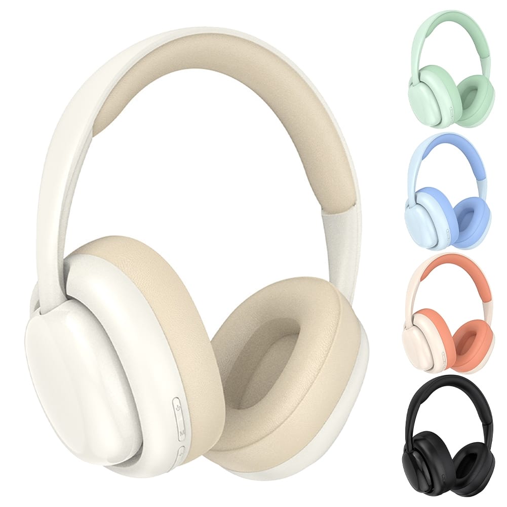 Wireless Headphones Over Ear Hi-Fi Stereo Deep Bass Wireless Headset For Laptop PC Computer Mobile Phone Tablet Khaki - Image 2