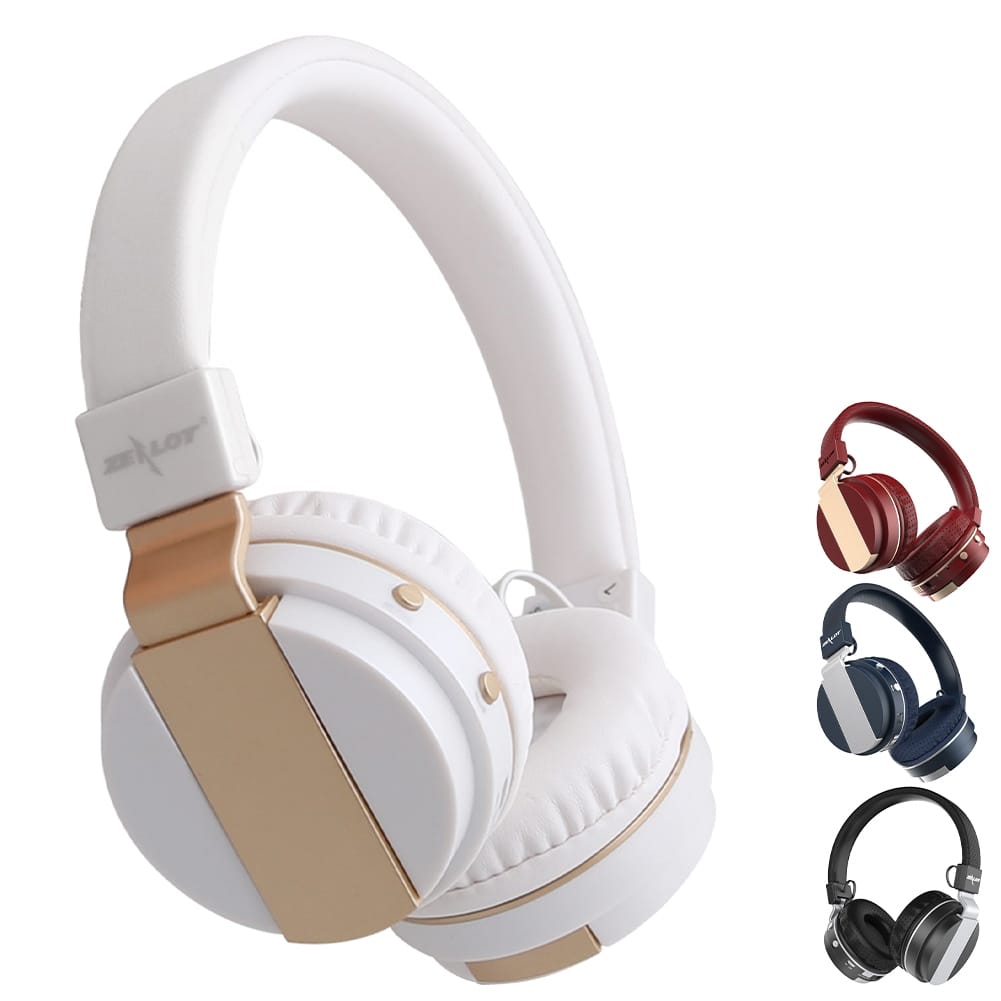 ZEALOT B17 Noise Canceling Headset Stereo HiFi Headphones Wireless Headphones With Built-in Microphone For Office Trucker blue - Image 3
