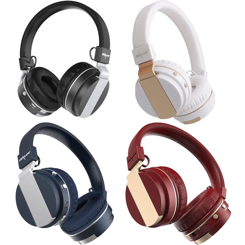 ZEALOT B17 Noise Canceling Headset Stereo HiFi Headphones Wireless Headphones With Built-in Microphone For Office Trucker blue - Image 5
