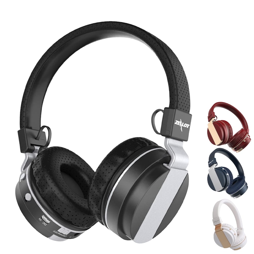 ZEALOT B17 Noise Canceling Headset Stereo HiFi Headphones Wireless Headphones With Built-in Microphone For Office Trucker blue - Image 7