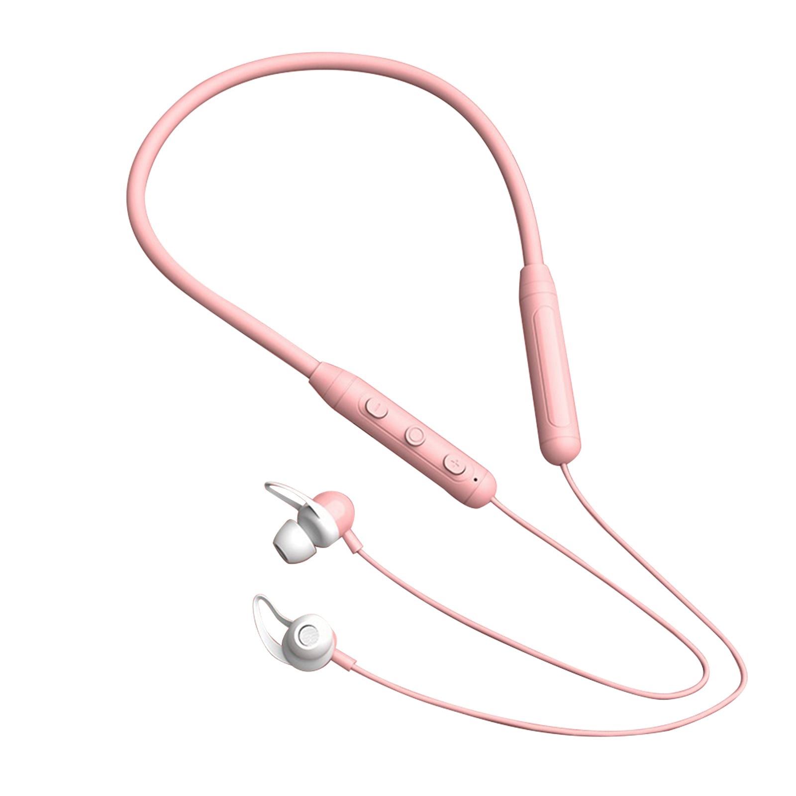 Headphones Sport Wireless Earbuds With 25-30Hrs Playtime Wireless Neckband IPX4 Waterproof Level For Gym Sport Workout pink (boxed)