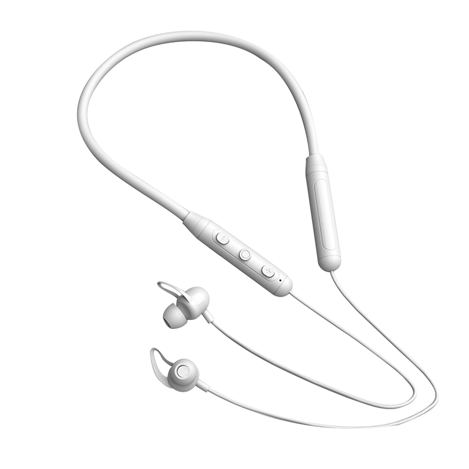 Headphones Sport Wireless Earbuds With 25-30Hrs Playtime Wireless Neckband IPX4 Waterproof Level For Gym Sport Workout white (boxed)