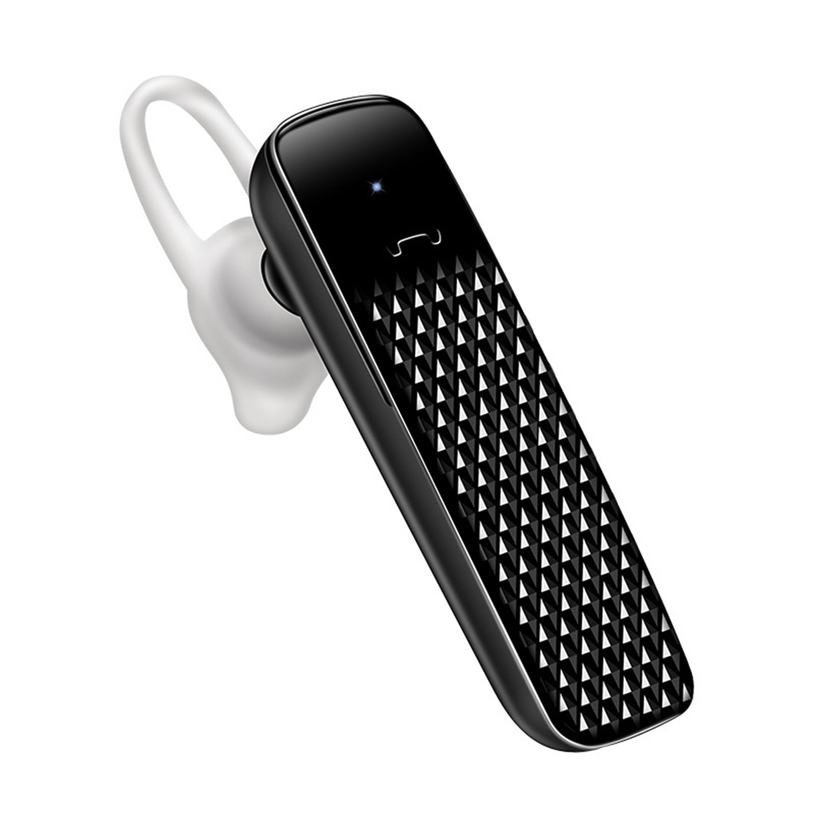 Bluetooth Headset Noise Canceling For Cellphones Wireless Single Ear With Microphone Earpiece For Trucker Driver 828 black boxed