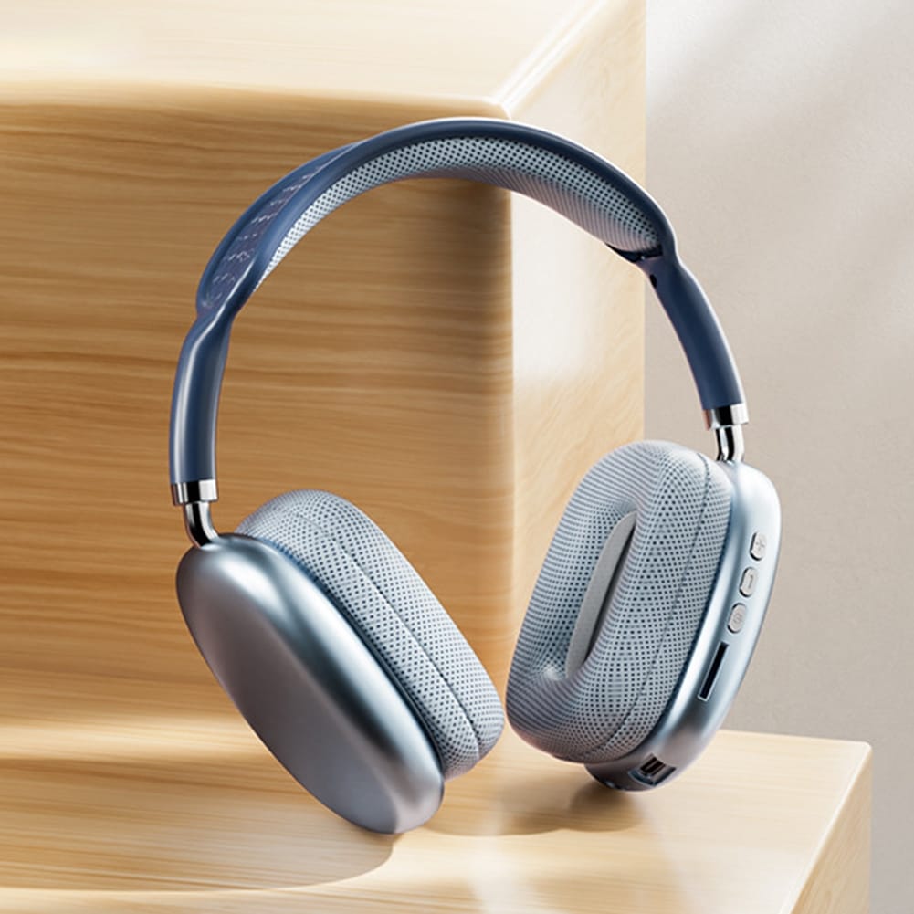 P9promax Bluetooth Headphones Over Ear Wireless Headphones With Microphone Lightweight Headset green - Image 7