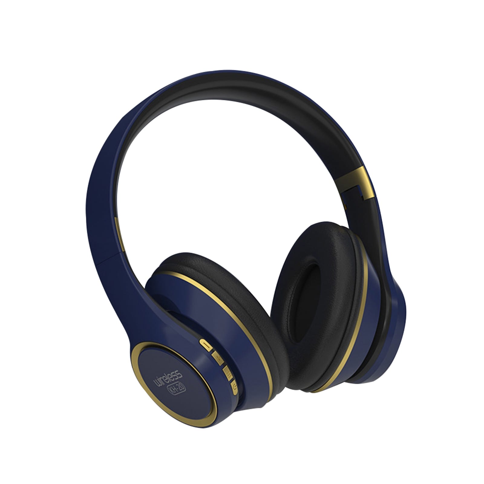 KH20 Bluetooth Headphones Over Ear Wireless Headphones With Microphone Lightweight Headset For Laptop PC blue