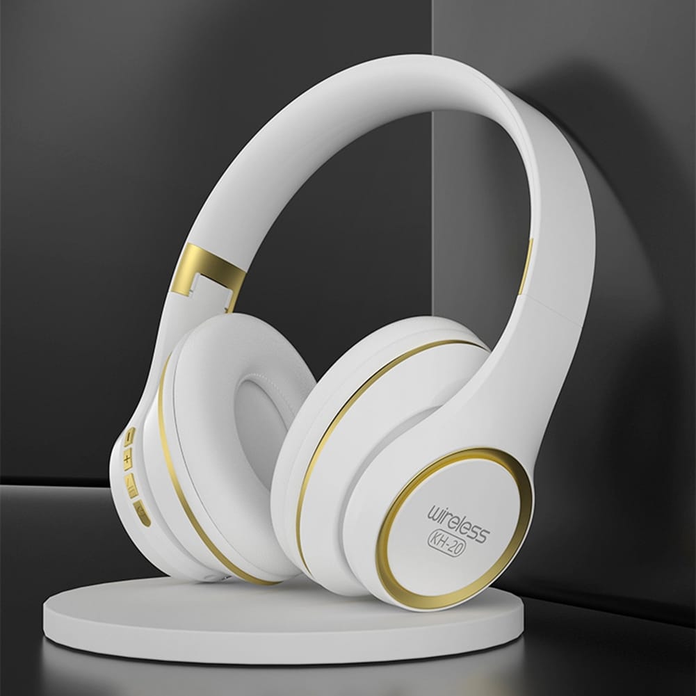 KH20 Bluetooth Headphones Over Ear Wireless Headphones With Microphone Lightweight Headset For Laptop PC blue - Image 6