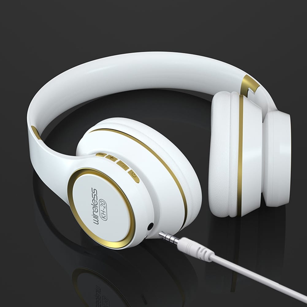 KH20 Bluetooth Headphones Over Ear Wireless Headphones With Microphone Lightweight Headset For Laptop PC red - Image 6