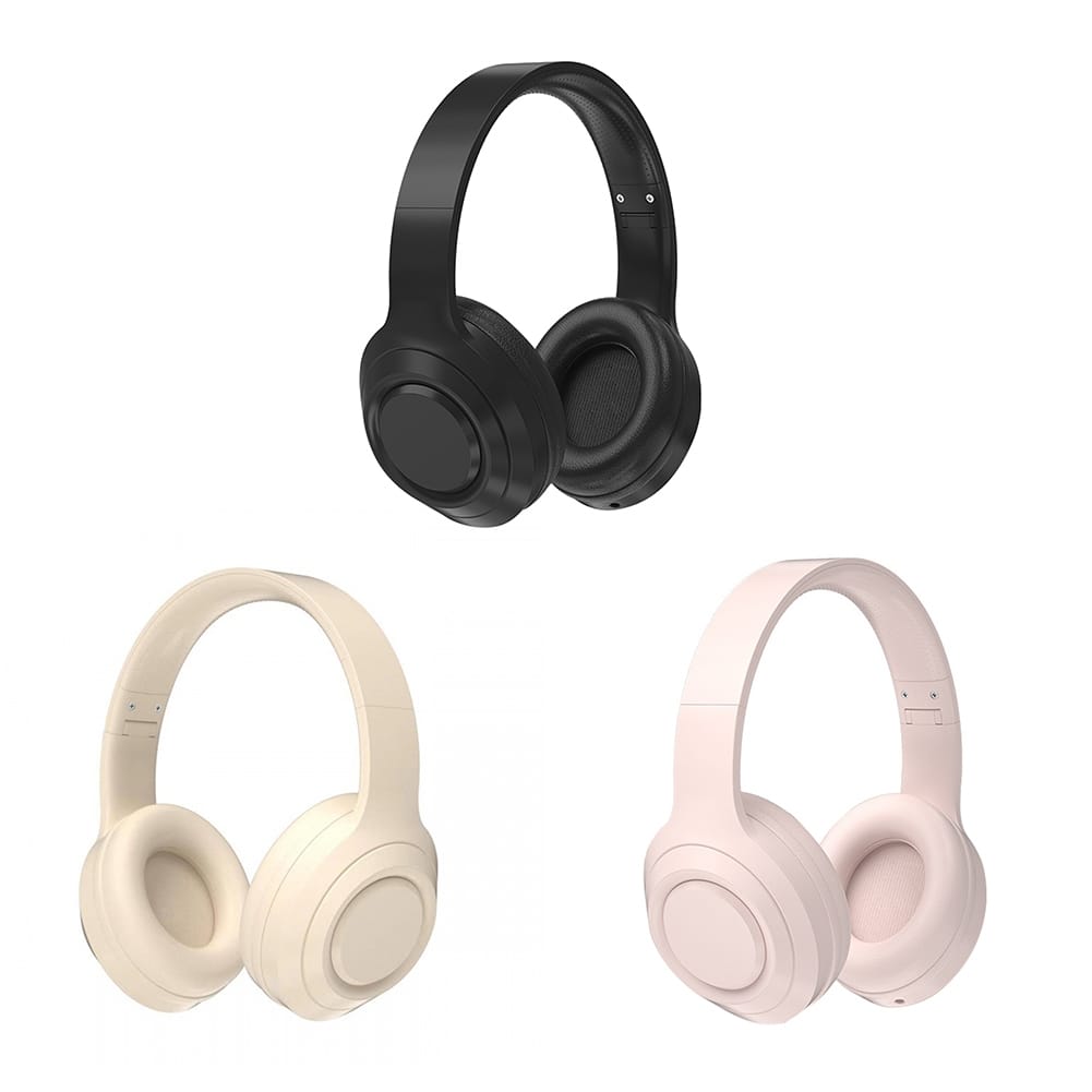 DR58 Bluetooth Headphones Over Ear Wireless Headphones With Microphone Foldable Lightweight Headset With Deep Bass White - Image 4