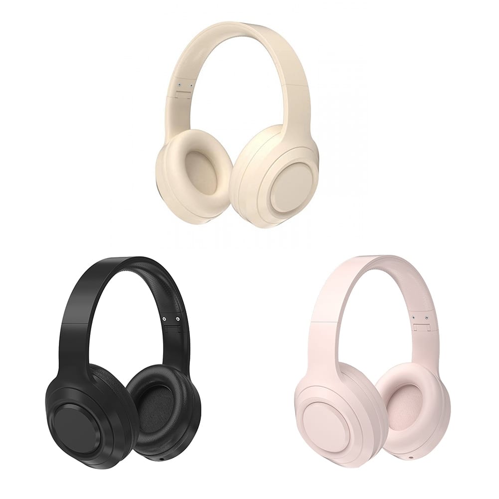 DR58 Bluetooth Headphones Over Ear Wireless Headphones With Microphone Foldable Lightweight Headset With Deep Bass pink - Image 5
